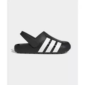 [아디다스] ADIDAS 아딜렛 클로그 2.0 - 블랙 화이트 JQ8058 2596594