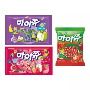크라운 마이쮸 딸기리치 720g+포도사과 720g+토마토 284g