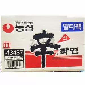 둘섭 신라면 멀티팩 농심 40봉 피시방라면 피씨방라면