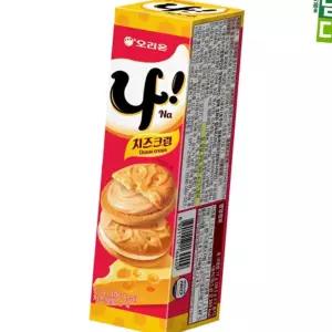 (올핀)오리온제과 나 치즈크림 77g 10개 아이들 간식