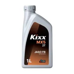 [셀러허브]고급 엔진 오일 2행정 Kixx MX5 2T FB 12 / 1L BX 예초기 오토바이 스쿠터 연료 (S42360032)