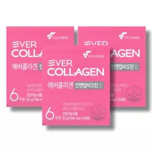 에버콜라겐 인앤업 비오틴 업 750mg 84정 3박스_WB