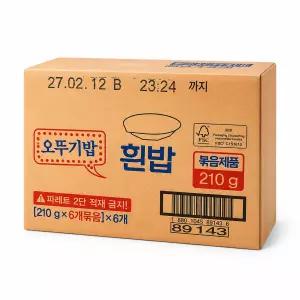 오뚜기 오뚜기밥 210g 36개