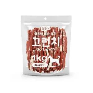고런치 대용량 실속포장(사슴슬라이스/1kg)