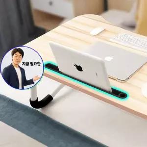 지금 필요한 베드 보조책상 좌식노트북 테이블 접이식 컵홀더 접이식티테이블