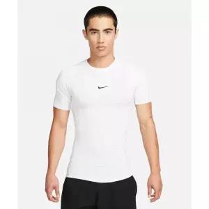 NIKE 프로 드라이 핏 타이트 반소매 피트니스 탑 M - 화이트:블랙 / FB7933-100 116459