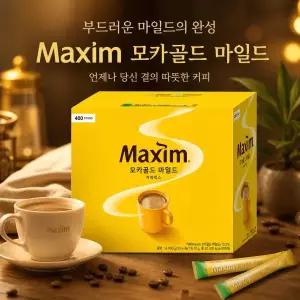 맥심 모카골드 마일드 커피 믹스400T