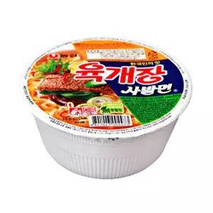 농심 육개장 사발면 컵라면 86g 24입 박스 소컵