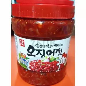 둘섭 오징어젓 반찬단지 2K 대용량반찬 가정식반찬 밑반찬