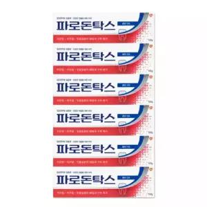 파로돈탁스 잇몸 치약 100g 6개 (쿨링민트)