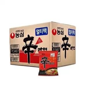 농심 신라면 (120g X 5입) X8봉 40개
