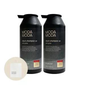모다모다 제로 그레이 블랙 샴푸 10 300g 시즌3 2개 (칫솔 증정)