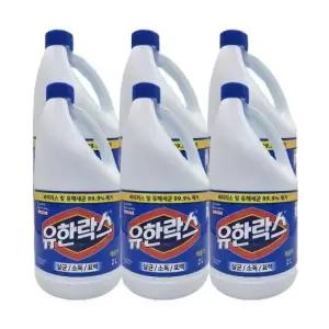 대용량락스 유한락스 레귤러 2Lx6개
