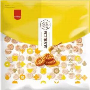 삼립 미니꿀약과1kg 6개. 학교 간식 대용량 사무실 탕비실 교회 비품 개별포장 당충전