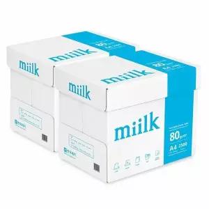 [셀러허브][한국제지] 한국제지 밀크 A4용지 복사용지 5000매 80g (2500매 x 2박스) (S15236412)