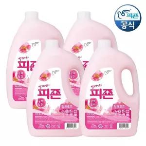 피죤 피죤 섬유유연제 핑크로즈 3.1L 용기 x 4개