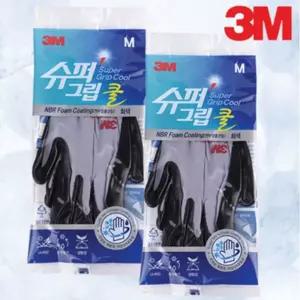 (3M)슈퍼그립 쿨장갑 S M L장갑 코팅 안전 산업용 작업용 일장갑 목장갑 반코팅