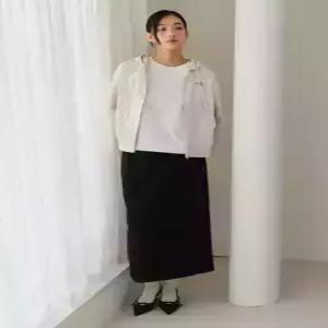 폴햄 여성) 더블니트 자수 스커트PHF2RR2210