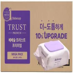 베베숲 트러스트 프리미엄 물티슈 캡형 80매 20개