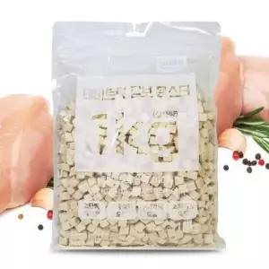 동결 건조 닭가슴살 트릿 1kg 고양이 대용량 간식