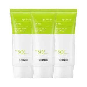 싸이닉 3개 엔조이 세이프티 마일드 선크림 50g SPF50+ PA++++