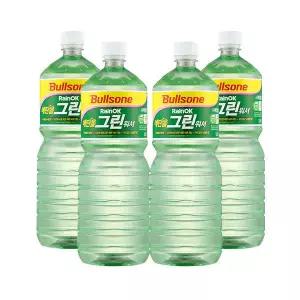 불스원 레인OK 에탄올 워셔액 그린워셔 1800ML 4개 GST
