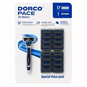 도루코 페이스 3D모션 면도기세트 1+17