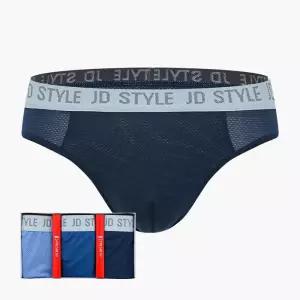 [제임스딘]제임스딘 쿨 메쉬 아웃밴드 남성 삼각 팬티 3매 세트 JHMPV021