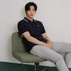 빈폴 26SS 30%OFF 허니쿨 칼라넥 티셔츠 네이비 BC6542C80R 1361055