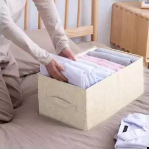 뚜껑있는 수납 정리함 접이식 패브릭 리빙박스 보관함