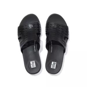 fitflop 핏플랍올블랙 레더 슬리퍼 FFSO2E213BB