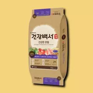 건강백서 건강한관절 강아지 사료 10.2kg 1개 건식 소포장