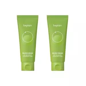 [셀러허브]비플레인 녹두 약산성 클렌징폼 160ml 2개입 (S23456121)