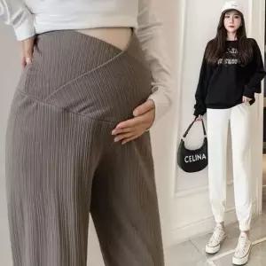 빅사이즈 임산부 와이드 조거 팬츠 캐주얼 스타일