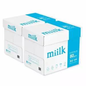 밀크(Miilk) A4용지 80g 2500매 2박스(총 5000매)