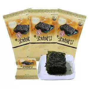 철판에 직화로구운 트레이없는 도시락김 4g 40봉 불맛과 가성비 최고