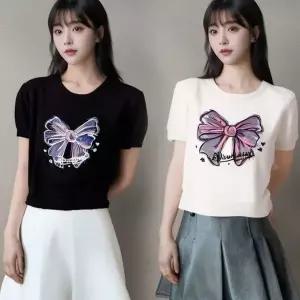 [하프클럽/알티피아]여성 원피스 여름 니트 티셔츠 데일리 캐주얼 홈웨어