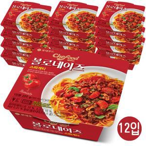 롯데 쉐푸드 볼로네이즈 스파게티220g(12입 1박스)
