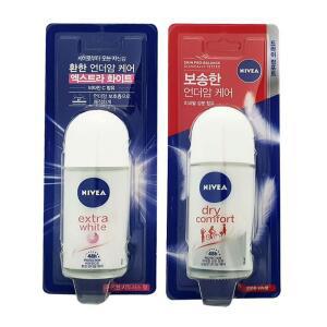 NIVEA 데오드란트 롤온 50ml 겨드랑이케어 땀억제 니베아데오드란트 니베아데오드란트롤온 데오드란트롤온