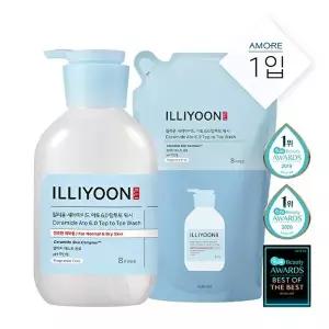 [아모레퍼시픽]일리윤 세라마이드 아토 탑투토워시 500ml+500ml 리필구성