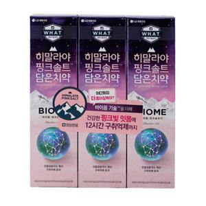 히말라야 핑크솔트 담은 치약 바이옴 100g 6개