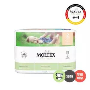 몰텍스 밴드형 2단계 1팩 (38매) 통잠 기저귀 / 독일 친환경 어글리 기저귀