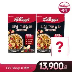 켈로그 리얼 그래놀라 400g x 2개 + 본품 랜덤증정 1개