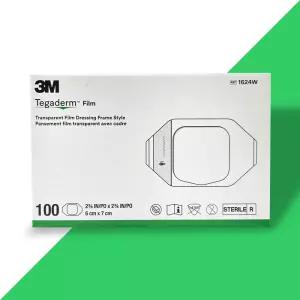 3M 테가덤 1624W 6cm X 7cm 1박스(100매입) 필름 드레싱밴드