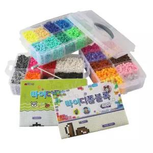 아트박스/마이토이즈 MYTOYS 통큰 디폼블럭세트 8mm 10050피스 27색상 도안집3