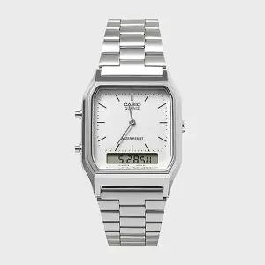 [카시오]CASIO 카시오 AQ-230A-7D 빈티지 레트로 듀얼 전자시계