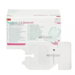 3M 테가덤 IV 1683 드레싱밴드 100매 6.5x7cm IV카테터 고정드레싱