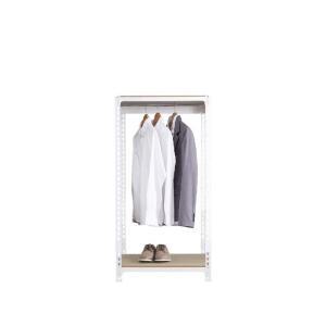 스피드랙 DIY 조립식 시스템행거 드레스룸 옷걸이행거 2단 행거봉1 400 x 400 x 900