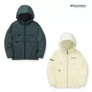 [디스커버리키즈](김해점)정상가 129000원 키즈 바시티 배색 바람막이 점퍼 DKWJ75043