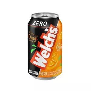 [하프클럽/기타]웰치스 제로 오렌지맛 355ml 24캔